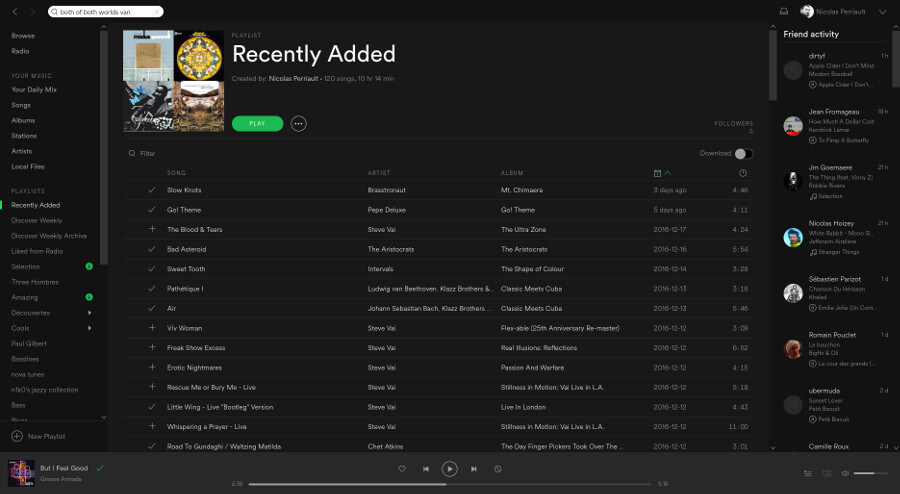 The Spotify Linux client